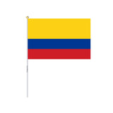 Mini Drapeau de la Colombie en plusieurs tailles 100 % polyester - Pixelforma