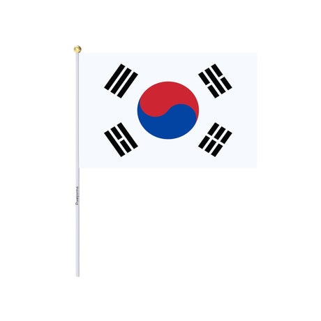 Mini South Korea Flag in Multiple Sizes 100% Polyester - Pixelforma