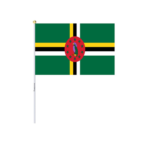 Mini Flag of Dominica in Multiple Sizes 100% Polyester - Pixelforma