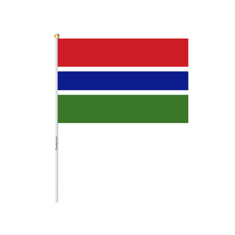 Mini Gambia Flag in Multiple Sizes 100% Polyester - Pixelforma