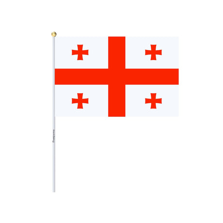 Mini Georgia Flag in Multiple Sizes 100% Polyester - Pixelforma