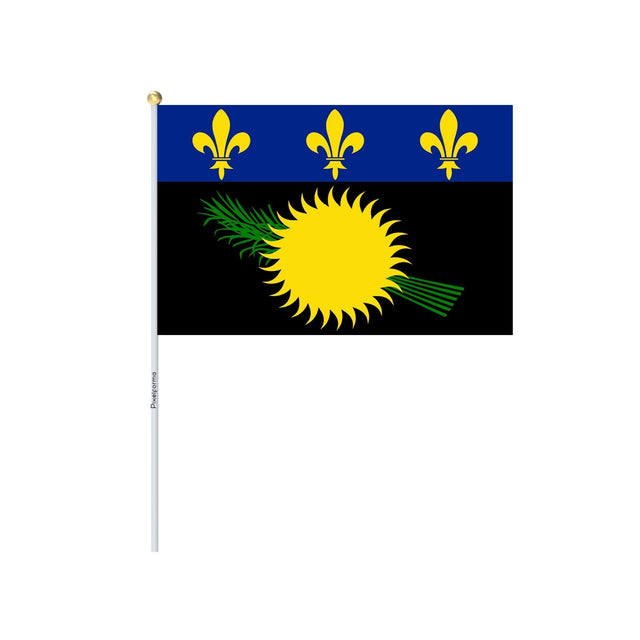 Mini Flag of Guadeloupe 1 in several sizes 100% polyester - Pixelforma