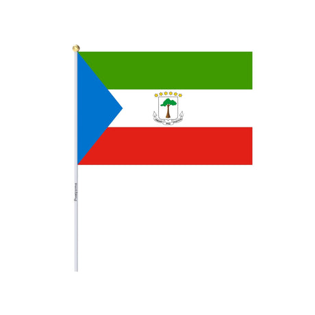 Mini Equatorial Guinea Flag in Multiple Sizes 100% Polyester - Pixelforma