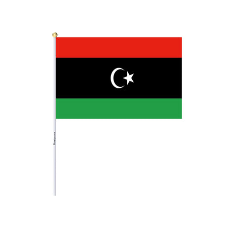 Mini Flag of Libya in Multiple Sizes 100% Polyester - Pixelforma