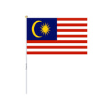 Malaysia Mini Flag in Multiple Sizes 100% Polyester - Pixelforma