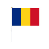 Mini Flag of Romania in several sizes 100% polyester - Pixelforma