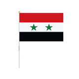 Mini Flag of Syria in Multiple Sizes 100% Polyester - Pixelforma