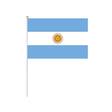 Mini Argentina Flag in Multiple Sizes 100% Polyester - Pixelforma