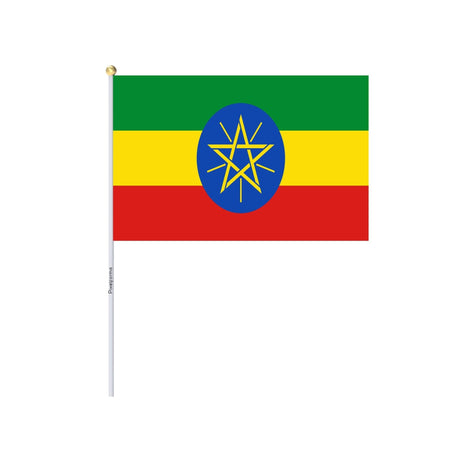 Ethiopia Mini Flag in Multiple Sizes 100% Polyester - Pixelforma