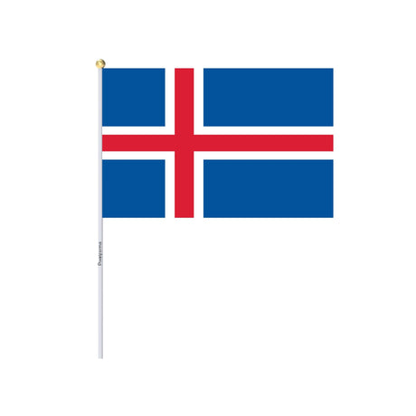 Mini Flag of Iceland in Multiple Sizes 100% Polyester - Pixelforma