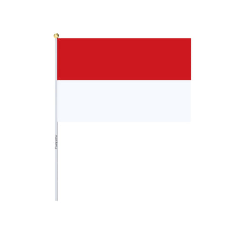 Mini Monaco Flag in several sizes 100% polyester - Pixelforma