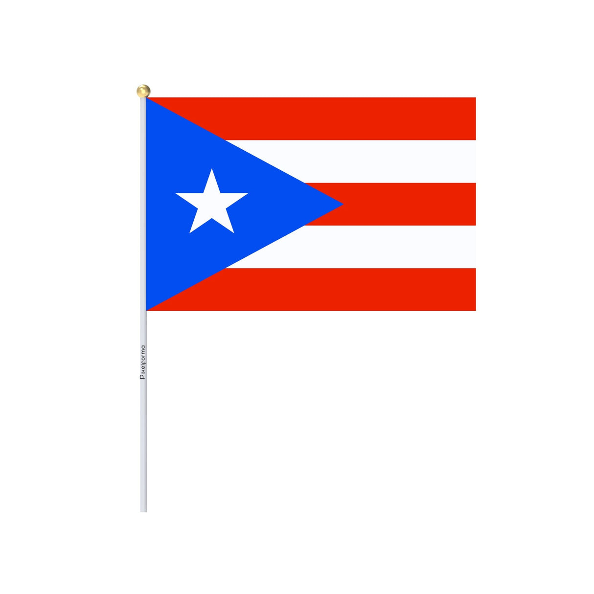Mini Puerto Rico Flag in Multiple Sizes 100% Polyester - Pixelforma