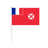 Mini Drapeau de Wallis-et-Futuna en plusieurs tailles 100 % polyester - Pixelforma