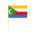 Mini Comoros Flag in Multiple Sizes 100% Polyester - Pixelforma