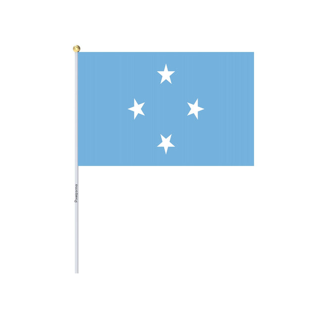 Mini Flag of the Federated States of Micronesia in Multiple Sizes 100% Polyester - Pixelforma