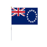Mini Cook Islands Flag in Multiple Sizes 100% Polyester - Pixelforma