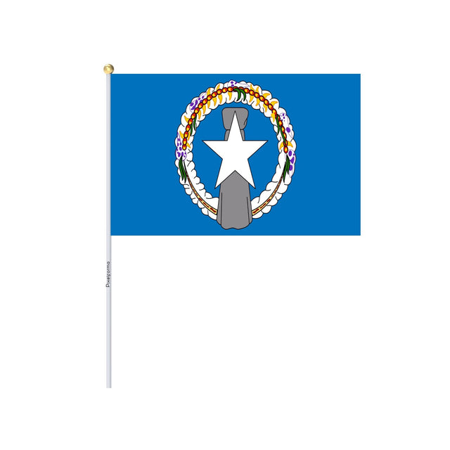 Mini Northern Mariana Islands Flag in Multiple Sizes 100% Polyester - Pixelforma