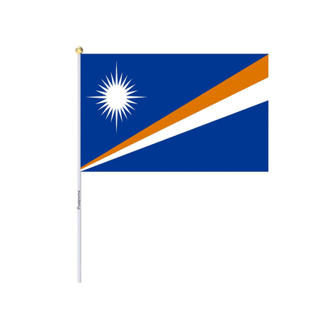 Mini Marshall Islands Flag in Multiple Sizes 100% Polyester - Pixelforma