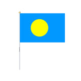 Mini Palau Flag in Multiple Sizes 100% Polyester - Pixelforma