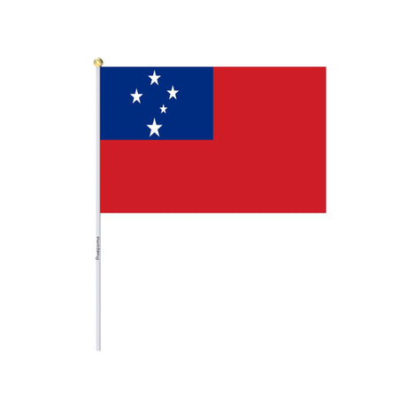 Mini Samoan Flag in Multiple Sizes 100% Polyester - Pixelforma