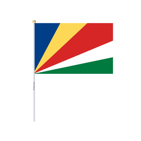 Mini Seychelles Flag in Multiple Sizes 100% Polyester - Pixelforma