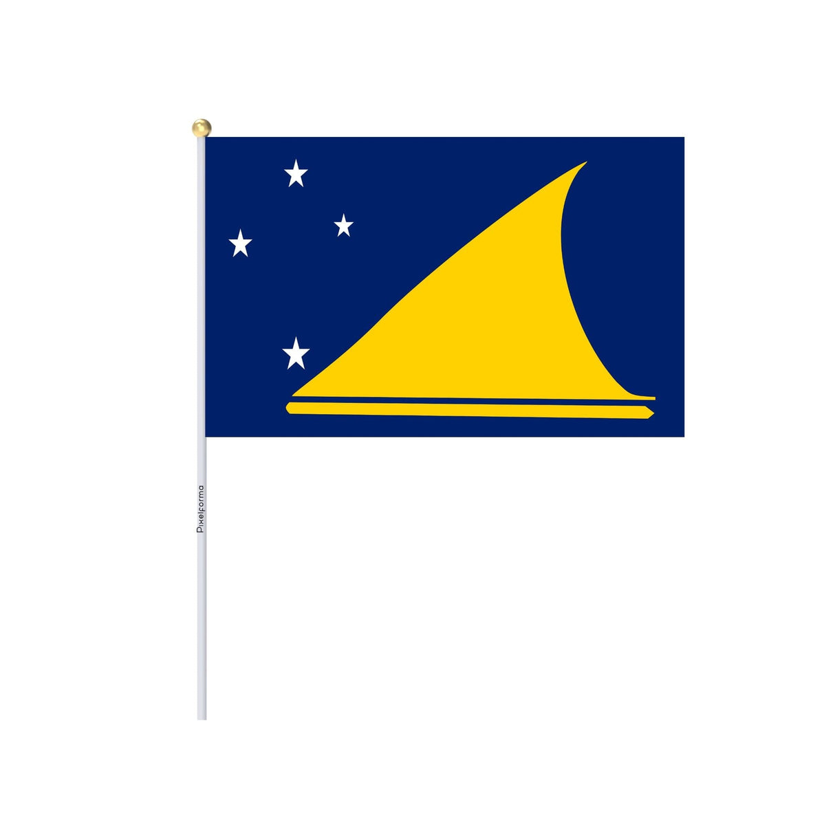 Mini Tokelau Flag in Multiple Sizes 100% Polyester - Pixelforma