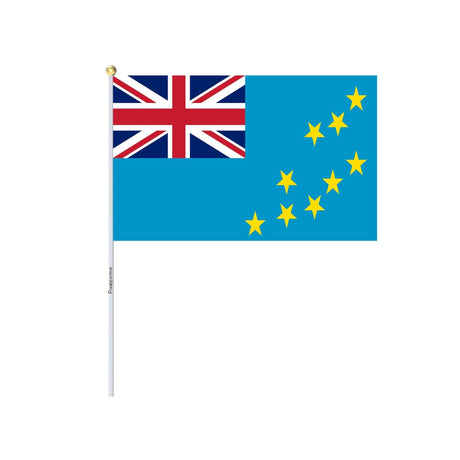 Mini Flag of Tuvalu in Multiple Sizes 100% Polyester - Pixelforma