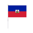 Mini Haitian Flag in Multiple Sizes 100% Polyester - Pixelforma