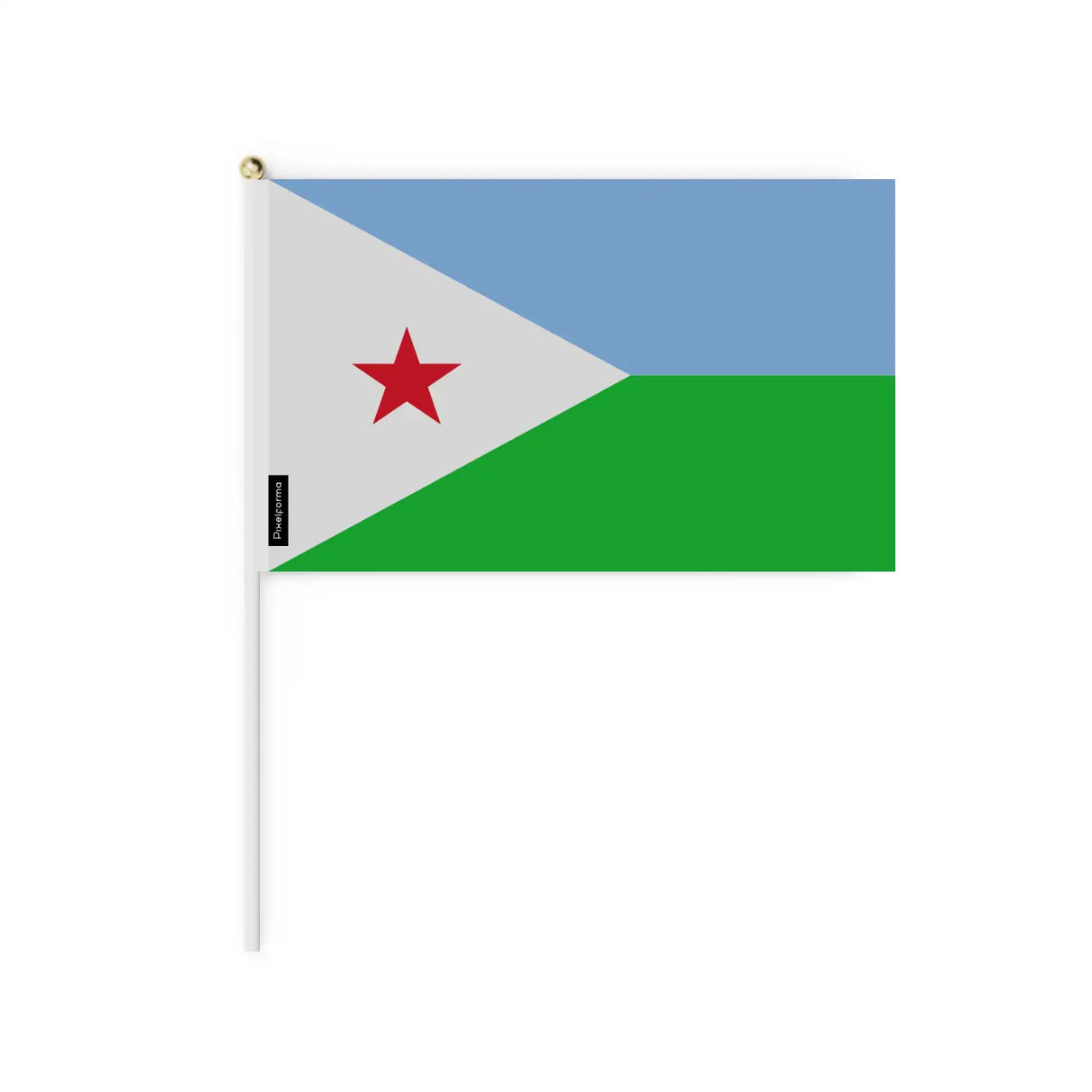 Mini drapeau djibouti en plusieurs tailles - pixelforma