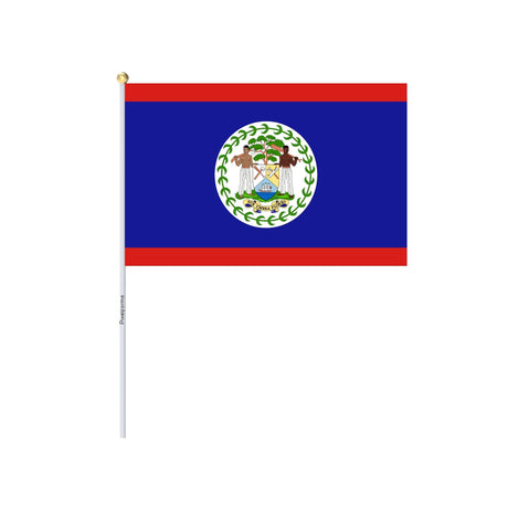 Mini Belize Flag in Multiple Sizes 100% Polyester - Pixelforma