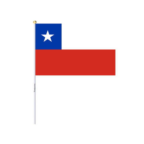 Mini Chilean Flag in Multiple Sizes 100% Polyester - Pixelforma