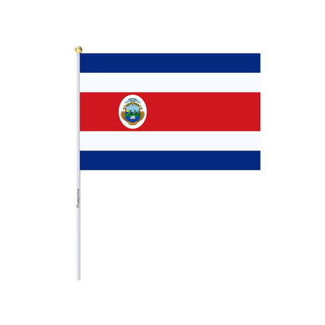 Mini Costa Rican Flag in Multiple Sizes 100% Polyester - Pixelforma
