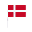 Mini Flag of Denmark in Multiple Sizes 100% Polyester - Pixelforma