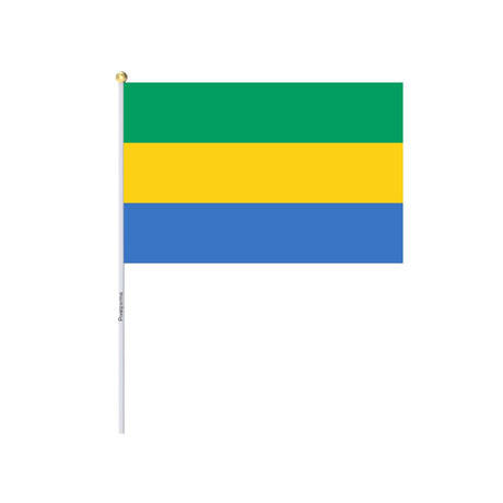 Mini Flag of Gabon in several sizes 100% polyester - Pixelforma