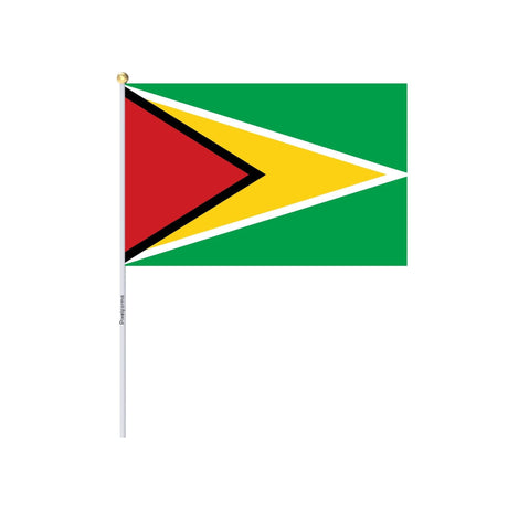 Mini Drapeau du Guyana en plusieurs tailles 100 % polyester - Pixelforma