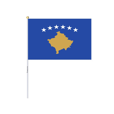 Mini Kosovo Flag in Multiple Sizes 100% Polyester - Pixelforma