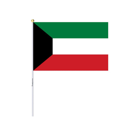 Mini Kuwait Flag in Multiple Sizes 100% Polyester - Pixelforma