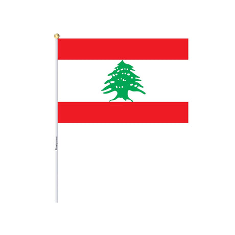 Mini Drapeau du Liban en plusieurs tailles 100 % polyester - Pixelforma