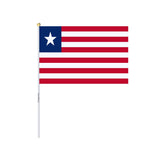 Mini Drapeau du Liberia en plusieurs tailles 100 % polyester - Pixelforma