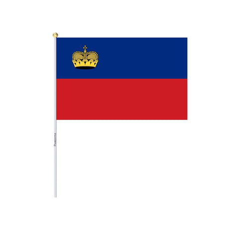 Mini Flag of Liechtenstein in Multiple Sizes 100% Polyester - Pixelforma