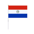 Mini Paraguayan Flag in Multiple Sizes 100% Polyester - Pixelforma