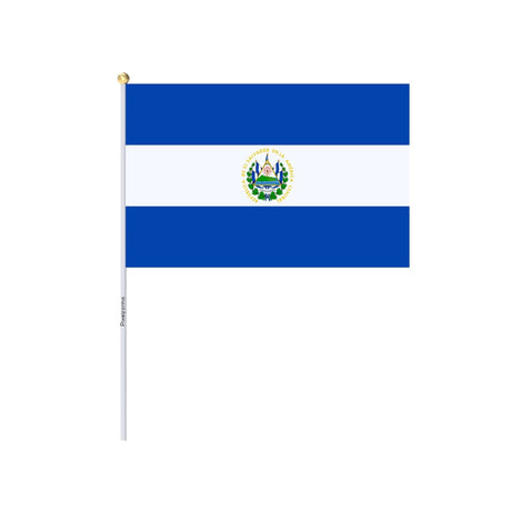 Mini Flag of El Salvador in Multiple Sizes 100% Polyester - Pixelforma