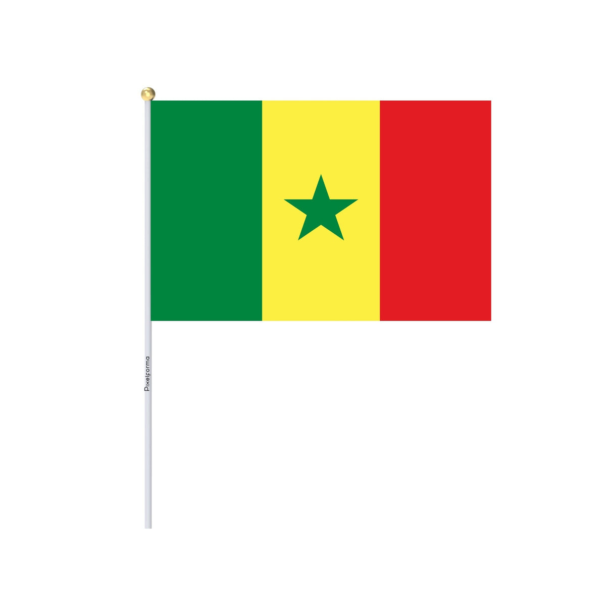 Mini Flag of Senegal in several sizes 100% polyester - Pixelforma
