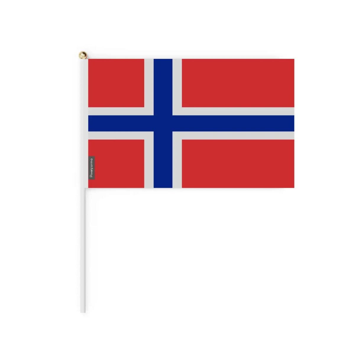 Mini drapeau du svalbard et de jan mayen en plusieurs tailles - pixelforma