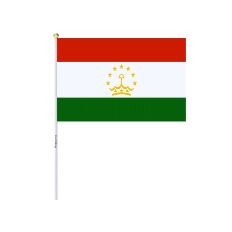 Mini Flag of Tajikistan in Multiple Sizes 100% Polyester - Pixelforma
