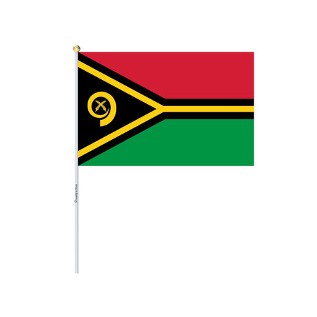 Mini Vanuatu Flag in Multiple Sizes 100% Polyester - Pixelforma