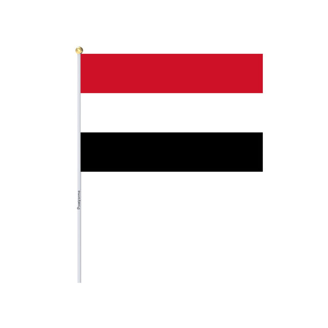 Mini Flag of Yemen in Multiple Sizes 100% Polyester - Pixelforma