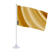 Mini drapeau france orange en polyester avec ventouse