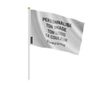 Mini drapeau france polyester à personnaliser pour jardin