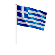Mini drapeau grèce en polyester pour fête et décoration